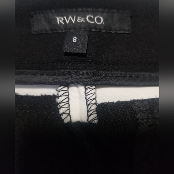 RW&CO. Black Pants Size 8 - Picture 7 of 7